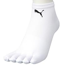 (プーマ)PUMA 足底滑り止め付き・ランニングタイプ・アーチフィットサポート5本指スニーカーソックス 2822204
