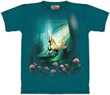 Sunlit Unicorn T-Shirt 100% Cotton Short Sleeve Shirt for Kids - Teens & Adults