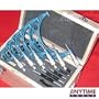 Anytime Tools 0-6" Premium OUTSIDE MICROMETER MACHINIST TOOL SET ROUND FRAME w/CARBIDE TIPS