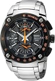 Seiko #SPC039P1 Sportura Men's Double Retrograde Chronograph Alarm Watch