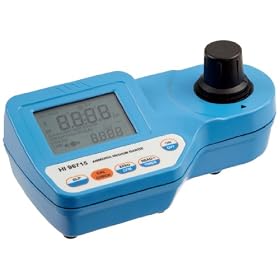 Hanna Instruments HI 96715C Waterproof Ammonia Medium Range Ism W/Cal Check ®, Carrying Case and 100 Reagents