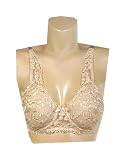 Breezies Comfort Embroidered Lace Bra with Patented Ultimair Lining RETAIL VALUE $34
