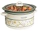 Crock-Pot SCR500-GF 5-Quart Slow Cooker, White
