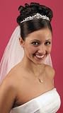 Angel Tiara: Simple Design With Encrusted With Sparkling Austrian Crystals
