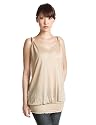(ピュア アンド シンプル)pure & simple キャミソール v-neck cami with knotted straps & smocking at hem PSC478