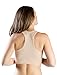 Soft French Terry Nursing Sleep Bra for Maternity / Breastfeeding (X-Large, 2 Pack, Black/Nude)