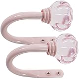 Beme International Kid's Acrylic Crown Holdback Pair, 5/8-Inch, Pink