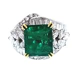 Almaz Platinum Emerald & Diamond Ring 6.00ct