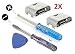 MMOBIEL 2X Dock Connector Power Socket Jack Compatible with Samsung Galaxy Tab 3 / Tab A 7.0 / Tab E 9.6 / Tab 10.1 incl Tools