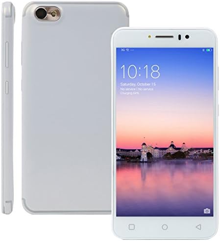 Unlocked 5.5" Smartphone Anroid 5.1 Quad Core Dual Sim GPS Cellphone 1GB RAM 8GB ROM Dual 5.0 MP Camera (White)