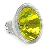 Ushio 1000580 - FNC/FG JR12V-50W/SP12/FG/Yellow - 50 Watt Yellow MR16 Light Bulb, 12 Volts, 12 Degree Spot