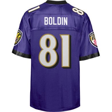 Jerseys Baltimore Ravens 81 Anquan Boldin Purple Authentic Football Jersey Size 48-56 (Please Select the Size When You Order, Can Do Drop Shipping)