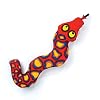 Fat Cat Incredible Strapping Yankers Dog Toy, Snake (Colors May Vary)