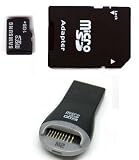 Samsung 1GB MicroSD with SD Adapter and USB Reader