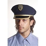 Police Hat - Adult, one size fits all - Case of 12