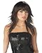 Feather Flirty Brunette Wig Adult