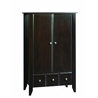 Child Craft Shoal Creek Ready-to-Assemble Armoire, Jamocha