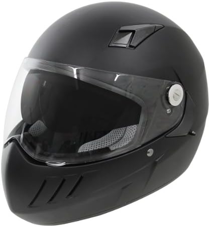 Hawk KT Series Matte Black Full Face Helmet - Large