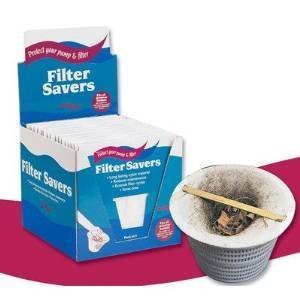 swim safe filter saver 5 packs, socks to keep filters clean skimmer baskets