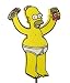 Simpsons Homer Simpson Underwear Antenna Topper/Magnet