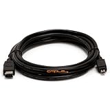 Cmple - IEEE-1394 FireWire iLink DV Cable 6P-4P M/M -10ft (BLACK)