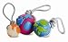 Planet Dog Large Orbee-Tuff Orbee with Rope Pink/Blue