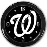 Washington Nationals Wall Clock Black Great Unique Gift Idea