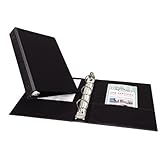 Avery Economy Binder, 1 Inch Round Ring, Black, 1 Binder (03002)