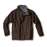 Jeantex Greenwood Waterproof Fleece Mens Jacket, Dark Brown, 58