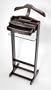 DARK Walnut MENS CLOTHES organizer VALET pants shoe
