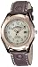 Timex Men's T46971 Expedition Aluminum Trail Analog White Dial Brown Strap Watch