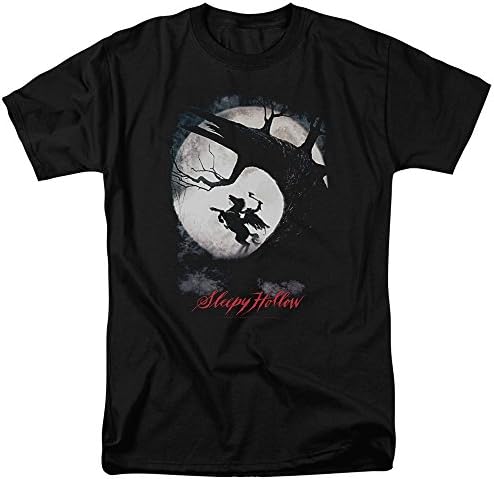 Sleepy Hollow Supernatural Horror Movie Tim Burton Poster Adult Mens T-Shirt Tee