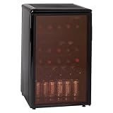 Haier HBCN05EBB 96-Can/46 Wine Bottle Beverage Center, Black