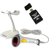 Hands Free USB Automatic Scanning Barcode Bar-code Scanner Reader with Adjustable Stand