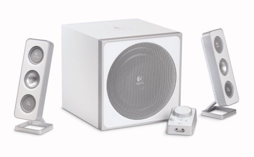 Childrens Toyshop  Computer : Logitech Z-4i Speakers - white