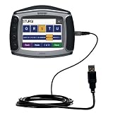 Classic Straight USB Cable for the Garmin Zumo 450 with Power Hot Sync and Charge capabilities - Gomadic Brand w/ TipExchange Technology