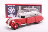 Ertl 1/25 Chevron 1930s Dodge Airflow Tanker Bank- Silver/ Red