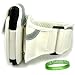 HTC Desire A8181 Android Smartphone with 5 MP Camera, Wi-Fi, Touchscreen and Bluetooth Accessories KIT: White Nylon & Mesh Exercise Armband and Detachable Case + Live * Laugh * Love VG Wrist Band!!!