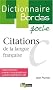 Citations de la langue fran�aise
