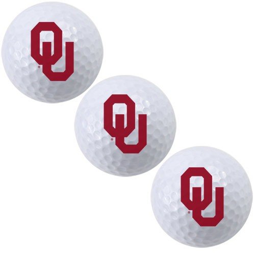 Nike Oklahoma Sooners 3-pack Of Golf Balls