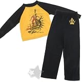 Black and Yellow Skate Pajamas for Boys