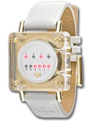 01TheOne Unisex RB904R1 Razor Block White Fashion Watch