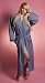 White Mischief Unisex Chambray Pure Cotton Robe