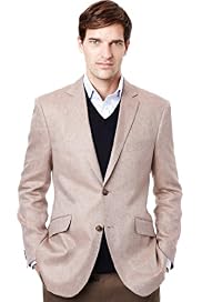 Collezione Linen 2 Button Herringbone Jacket