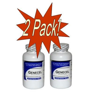 Genecel (150 Capsules) - Concentrated Herbal Blend - Dietary Supplement 2 Pack