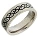 Titanium TI4401-7 Enamelled Ring