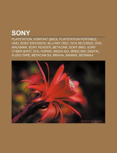 Sony: PlayStation, Kompakt-disk, PlayStation Portable, VAIO, Sony Ericsson, Blu-ray Disc, RCA Records, DVD, Walkman, Sony Reader, Betacam (Russian Edition)