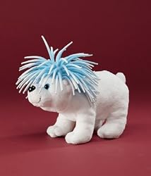 POLAR BEAR ZIBBIE PLUSH TOY 6"H