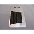 Card of 36 Dark Brown Kirby Hair Grips.Brand New. 4.5cm length