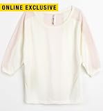 Oneill Chloe Dolman Sleeve Tee  Ivory X Sml